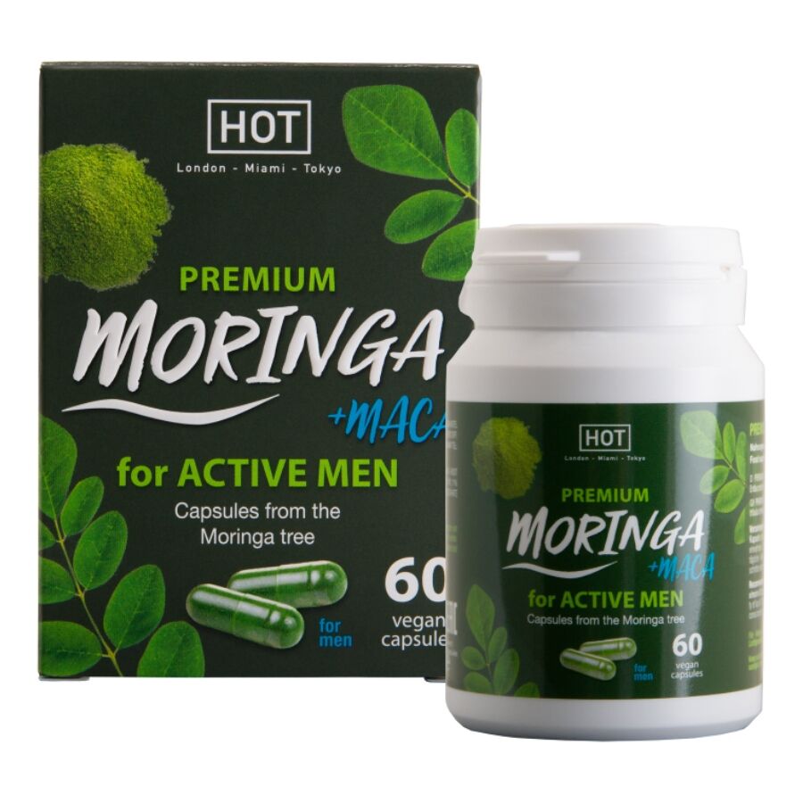 HOT - MORINGA MEN CÁPSULAS HOMBRE 60 UNIDADES