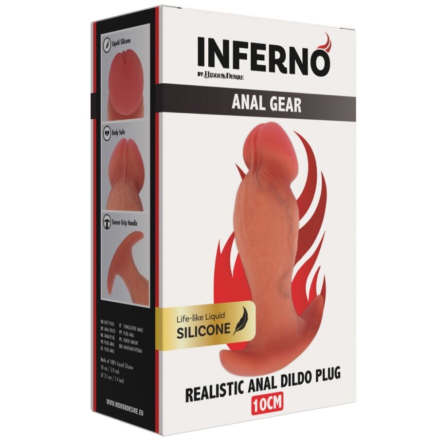 HIDDEN DESIRE - INFERNO PLUG ANAL REALÍSTICO 10 CM