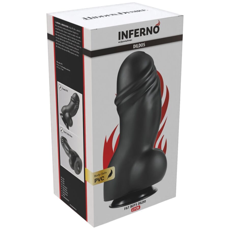 HIDDEN DESIRE - INFERNO FAT BOYS DILDO 27 CM