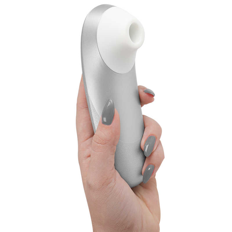 WOMANIZER - PRO VIBRANT ESTIMULADOR DE CLÍTORIS GRIS PLATA