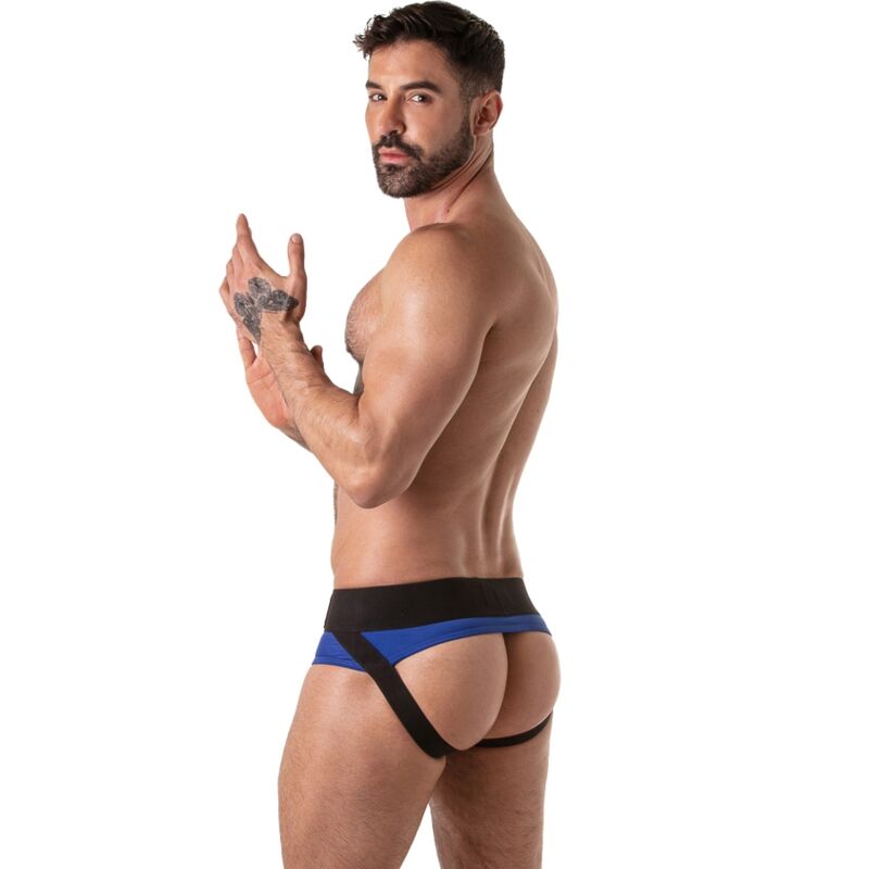 LOCKER GEAR - WIDE WAISTBAND JOCK BRIEF AZUL XL