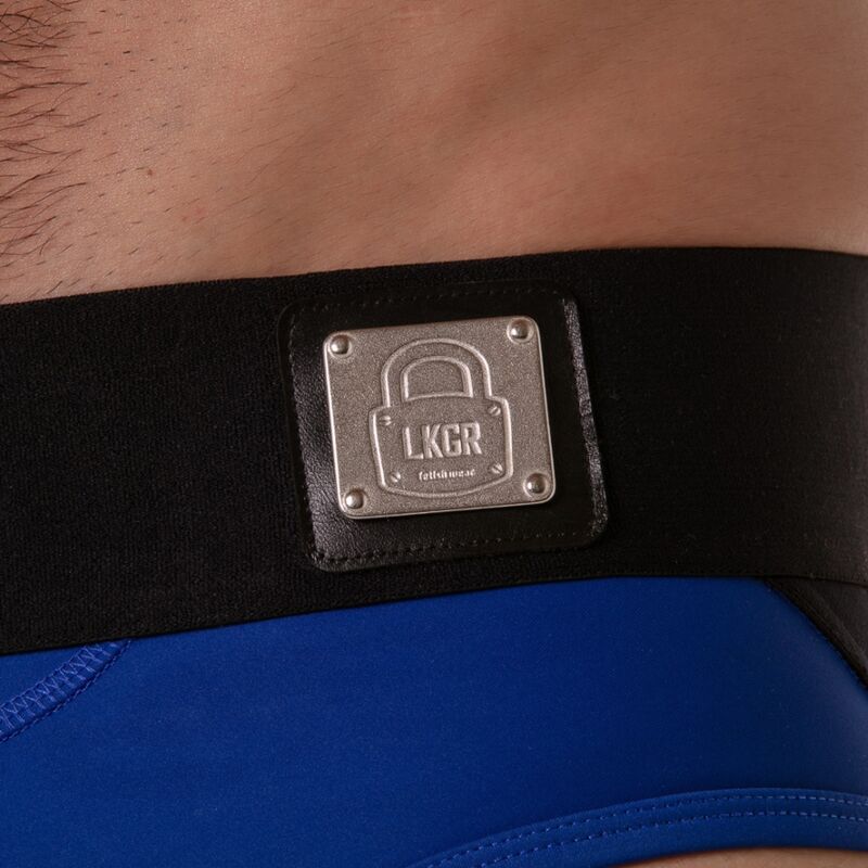 LOCKER GEAR - WIDE WAISTBAND JOCK BRIEF AZUL XL