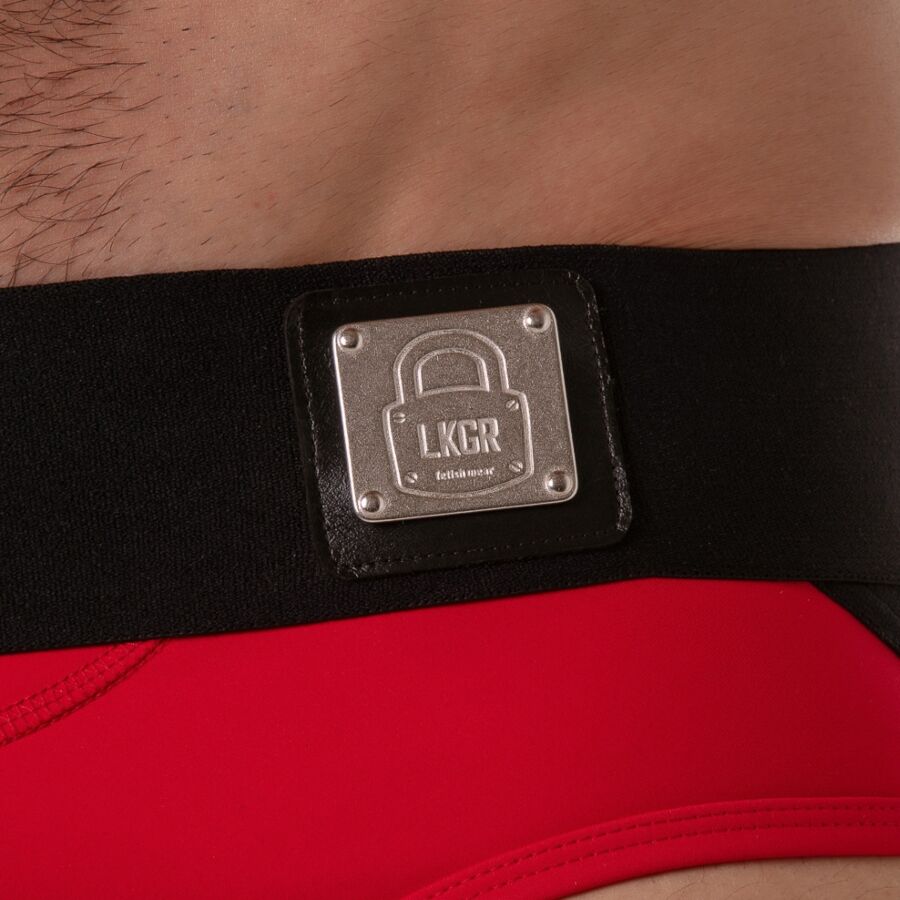 LOCKER GEAR - WIDE WAISTBAND JOCK BRIEF ROJO M