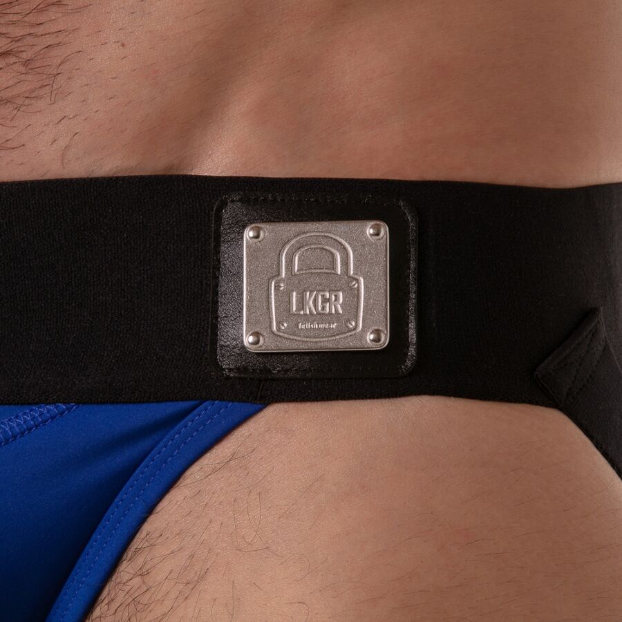 LOCKER GEAR - WIDE WAISTBAND JOCKSTRAP AZUL L