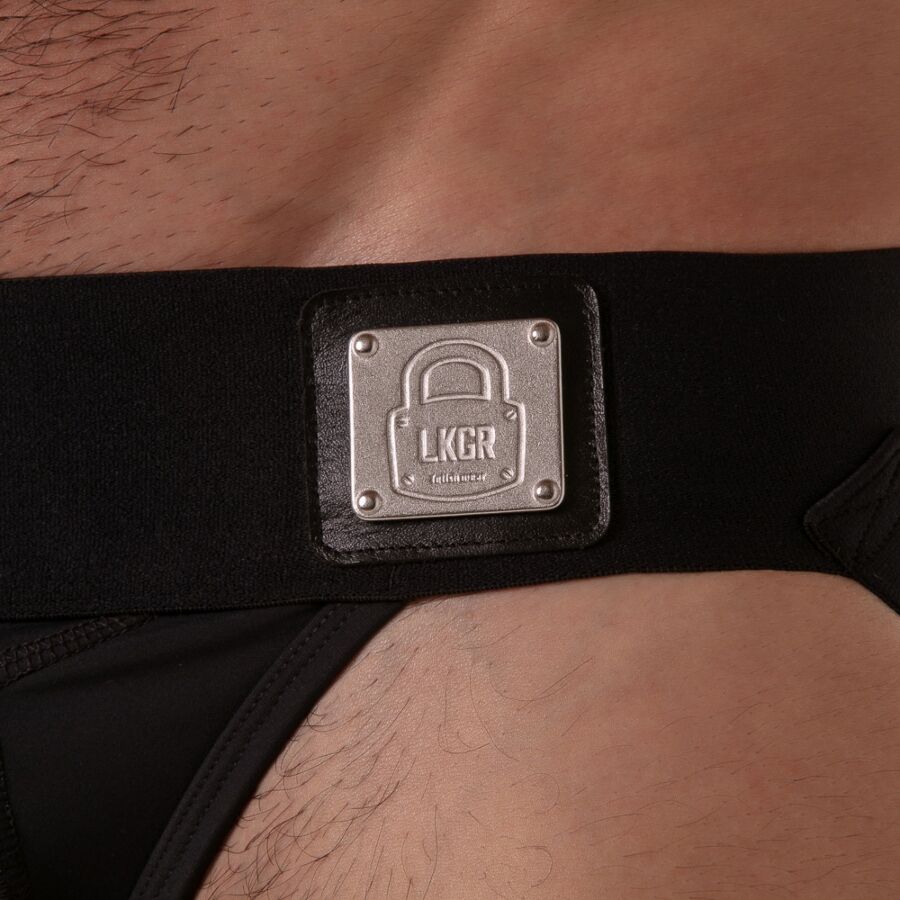 LOCKER GEAR - WIDE WAISTBAND JOCKSTRAP NEGRO L