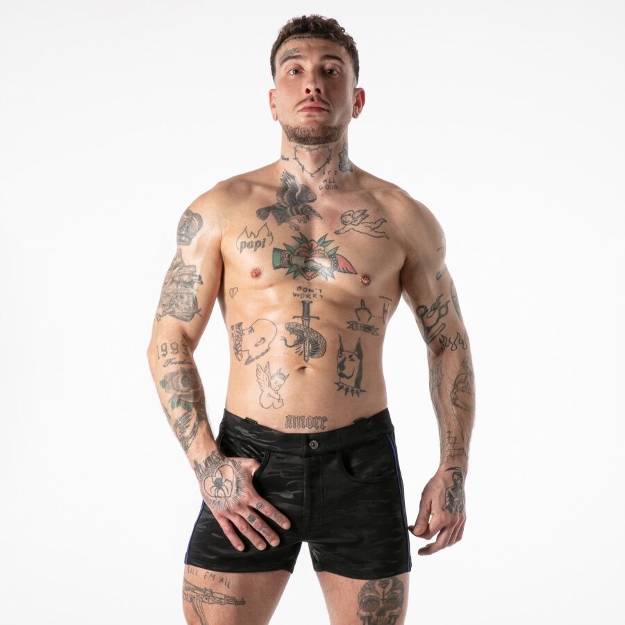LOCKER GEAR - FULL MILITARY ACCESS SHORT NEGRO L