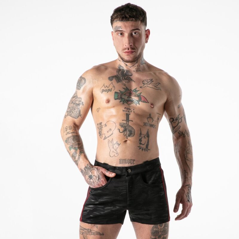LOCKER GEAR - FULL MILITARY ACCESS SHORT ROJO L