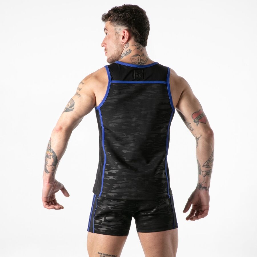 LOCKER GEAR - FULL MILITARY ACCESS TANKTOP AZUL L