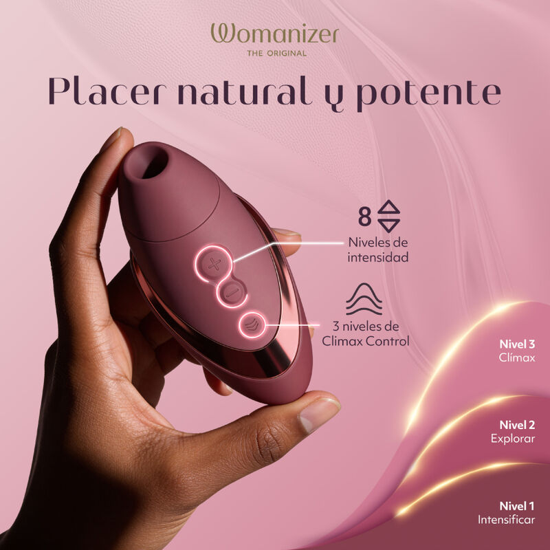 WOMANIZER - NEXT SUCTION CLITORIAL STIMULATOR 14 NÍVEIS DE INTENSIDADE BORDEAUX