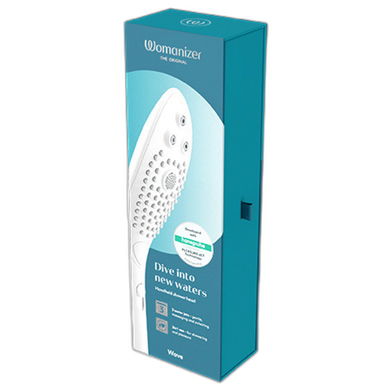 WOMANIZER - CHUVEIRO ESTIMULANTE CLITORIAL WAVE BRANCO