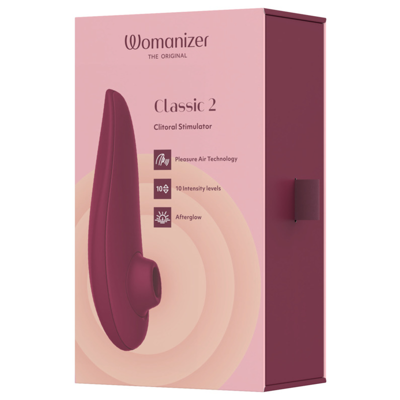 WOMANIZER - CLASSIC 2 CLITORAL STIMULATOR BORDEAUX