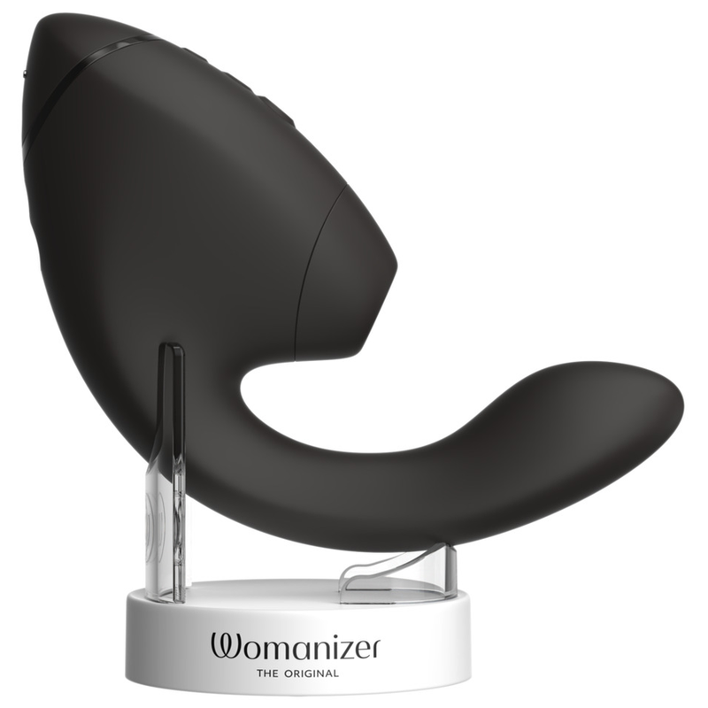 WOMANIZER - DUO NEXT ESTIMULADOR VIBRADOR DUAL CLÍTORIS & PUNTO·G NEGRO