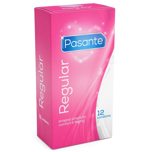 PASANTE - PRESERVATIVOS GAMA REGULAR 12 UNIDADES