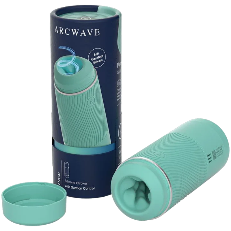 ARCWAVE - POW MASTURBADOR MANUAL CON CONTROL DE SUCCIÓN COLOR MENTA