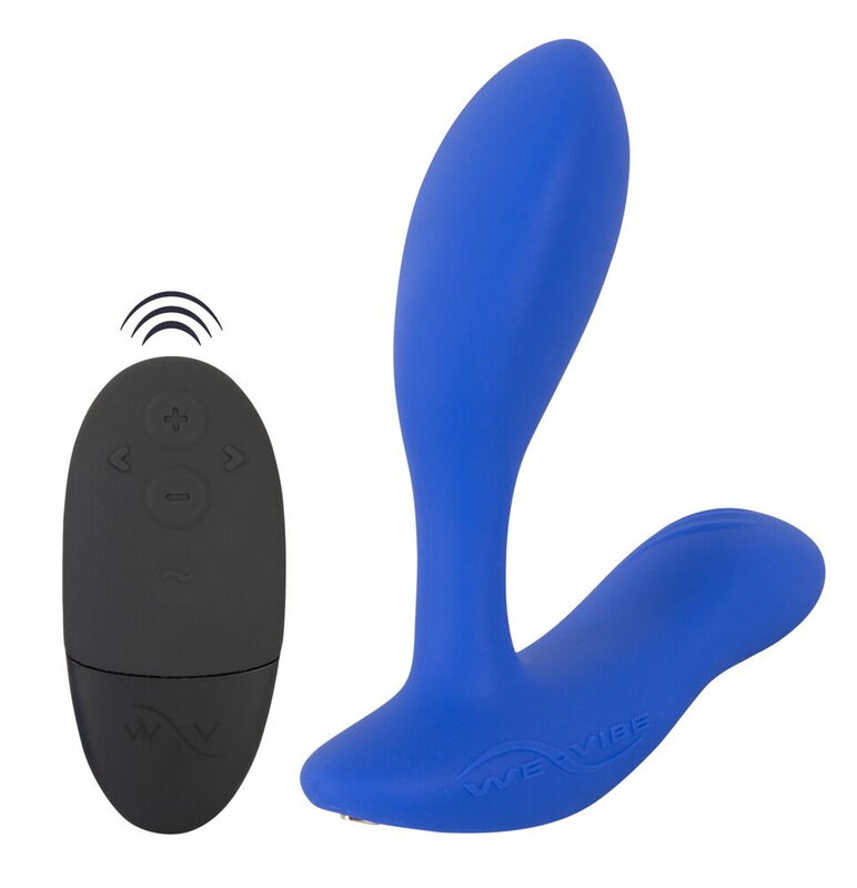 WE-VIBE - VECTOR+ MASAJEADOR DE PRÓSTATA CON DOBLE ESTIMULACIÓN AZUL REAL