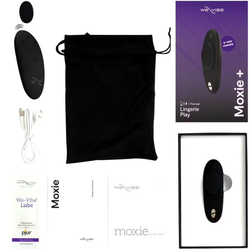 WE-VIBE - MOXIE + VIBRADOR CLÍTORIS NEGRO