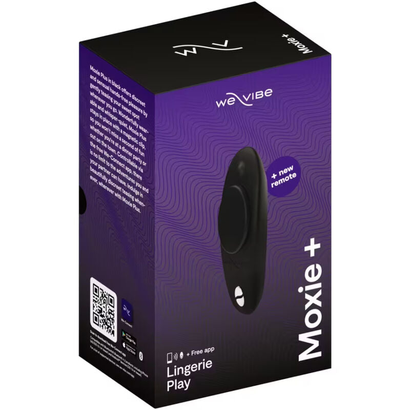 WE-VIBE - MOXIE + VIBRADOR CLÍTORIS NEGRO