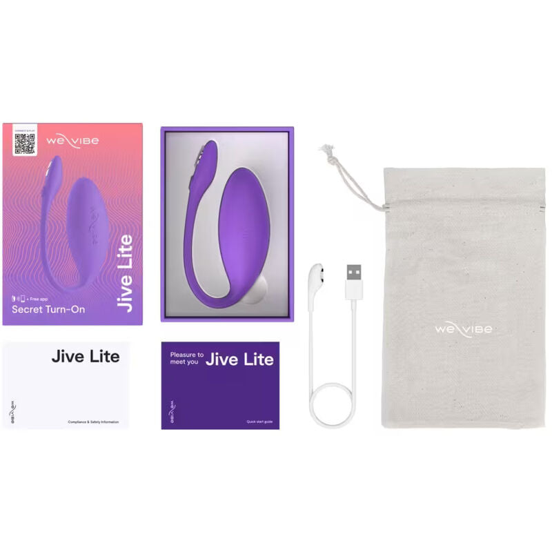 WE-VIBE - JIVE LITE APP-CONTROLLED WEARABLE EGG VIBRATOR PURPLE