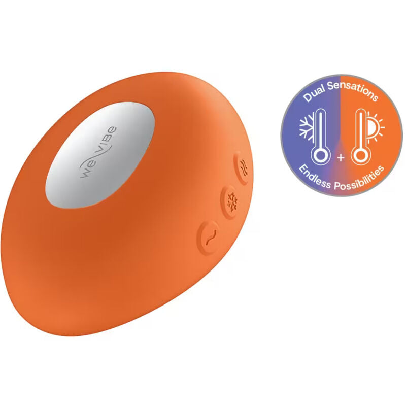 WE-VIBE - TEMP VIBRADOR CON FUNCIÓN DE CALOR Y FRÍO MANDARINA