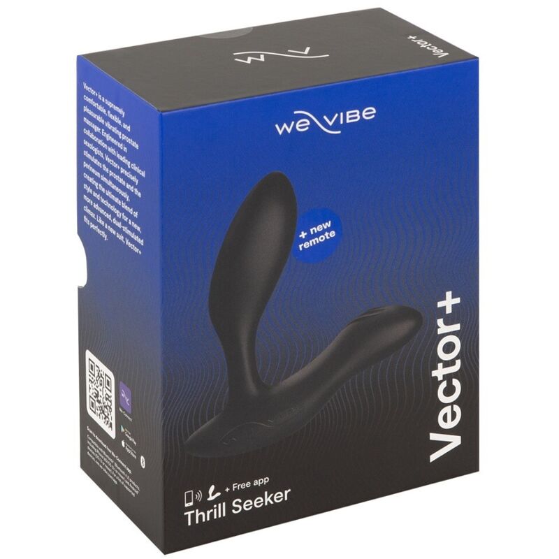 WE-VIBE - VECTOR+ MASAJEADOR DE PRÓSTATA NEGRO CONTROL REMOTO