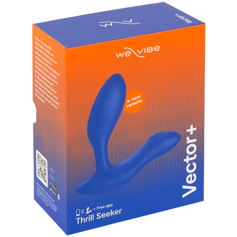 WE-VIBE - VECTOR+ DUAL-STIMULATION PROSTATE MASSAGER ROYAL BLUE