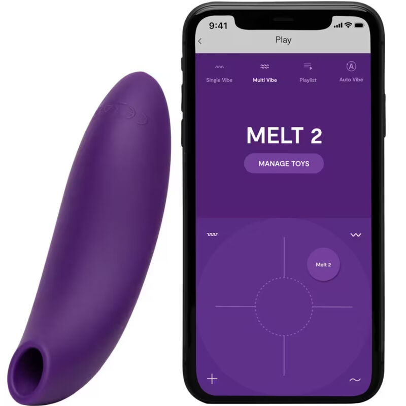 WE-VIBE - MELT 2 AIR-PULSE CLITORAL STIMULATOR PURPLE