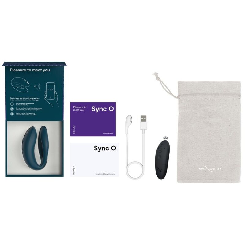 WE-VIBE - SYNC O FLEXIBLE VIBRATOR REMOTE CONTROL DARK GREEN