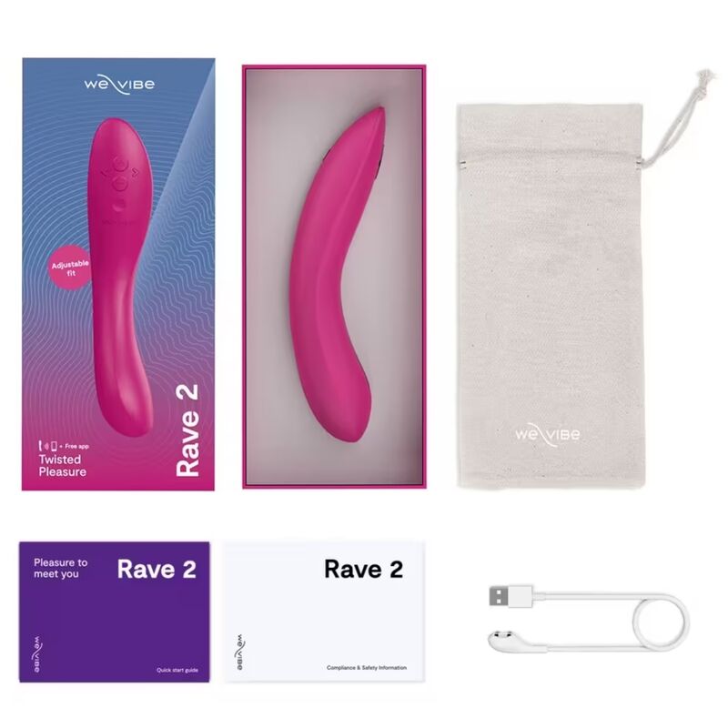 WE-VIBE - RAVE 2 VIBRADOR PUNTO G FUCSIA
