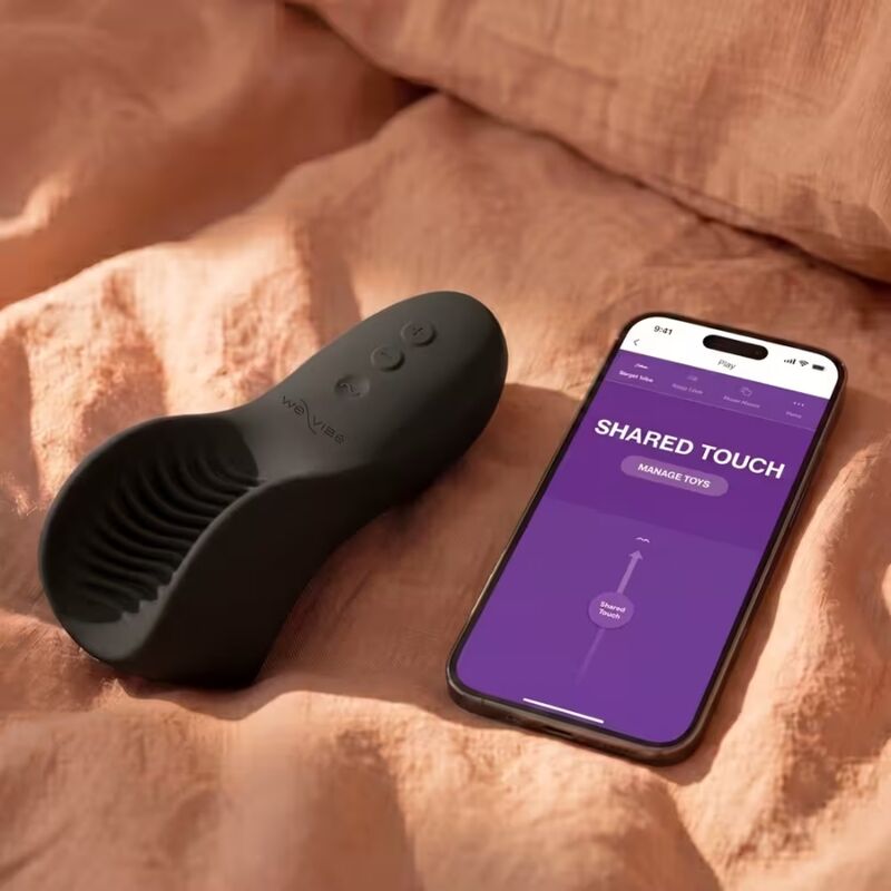 WE-VIBE - SHARED TOUCH VIBRADOR DUPLO PARA CASAIS PRETO