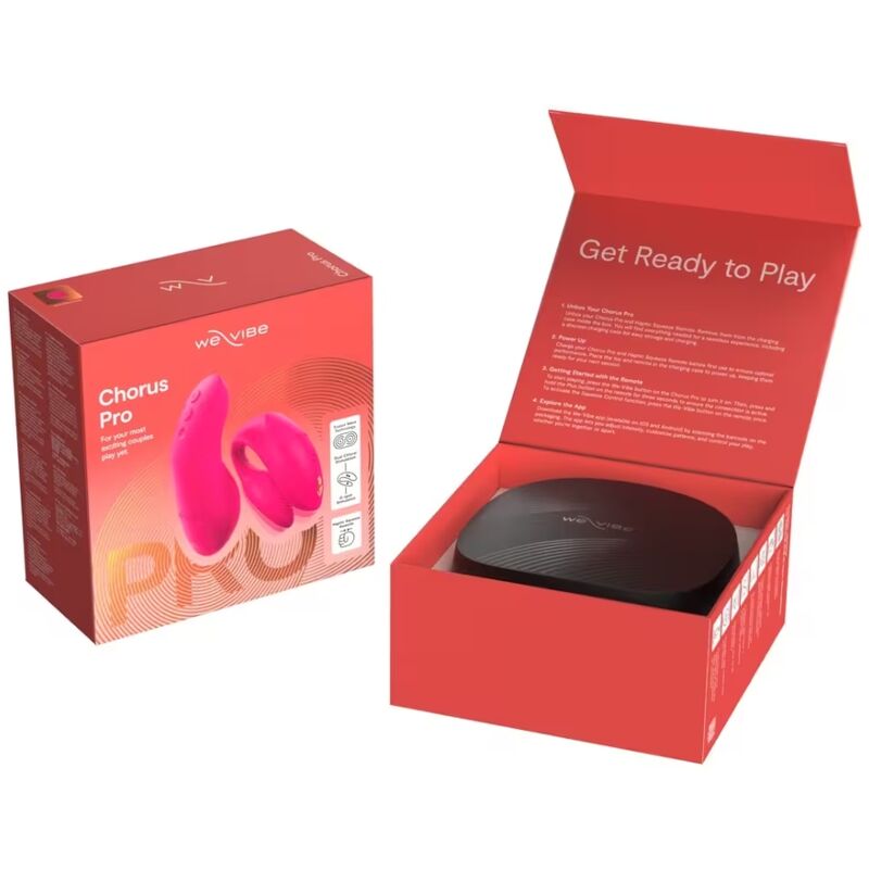 WE-VIBE - CHORUS PRO VIBRADOR PREMIUM PARA PAREJAS ROSA ELÉCTRICO