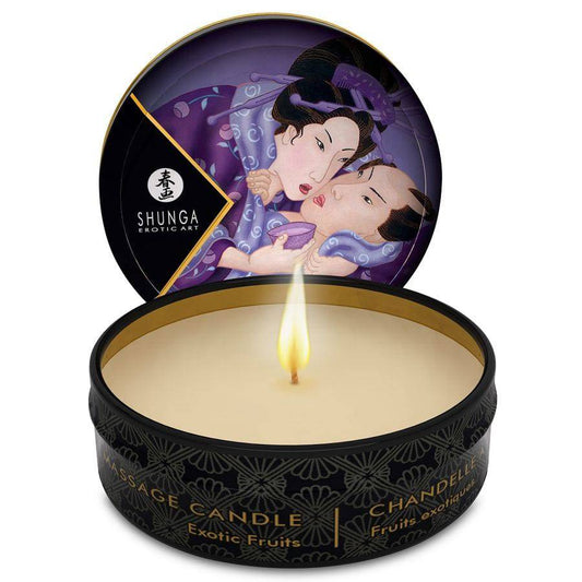 SHUNGA - MINI CARESS BY CANDELIGHT VELA DE MASSAGEM DE FRUTAS EXÓTICAS 30 ML - Toys "n" Us