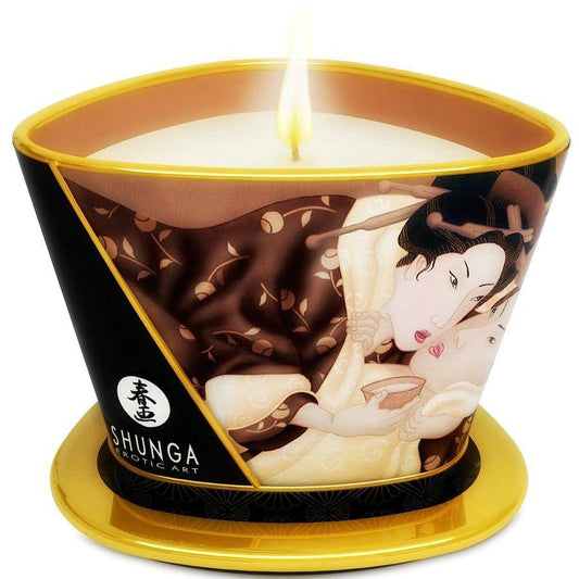 SHUNGA - MINI CARESS BY CANDELIGHT VELA DE MASSAGEM DE CHOCOLATE 170 ML - Toys "n" Us