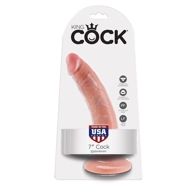 KING COCK - 7 CARNE DE DILDO 17.8 CM - Toys "n" Us