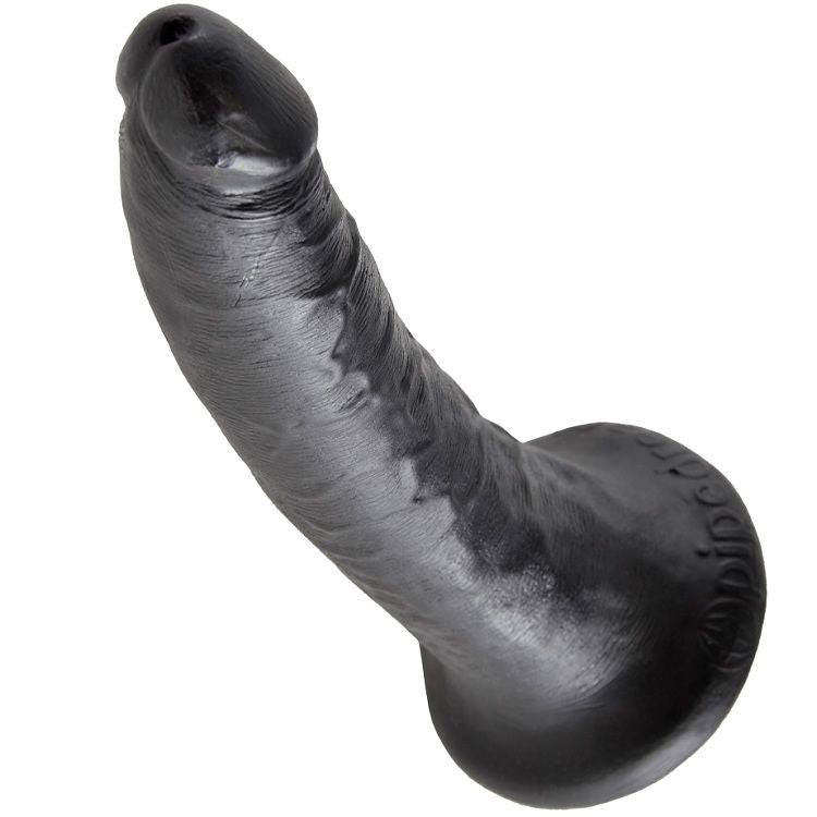 KING COCK - 7 DILDO PRETO 17.8 CM - Toys "n" Us