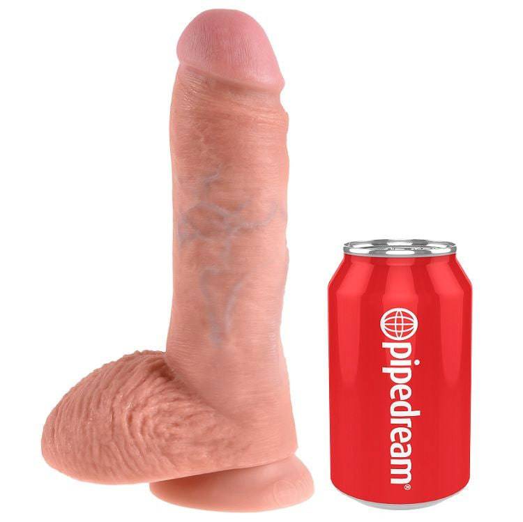 KING COCK - 8 CARNE DE DILDO COM BOLAS 20.3 CM - Toys "n" Us