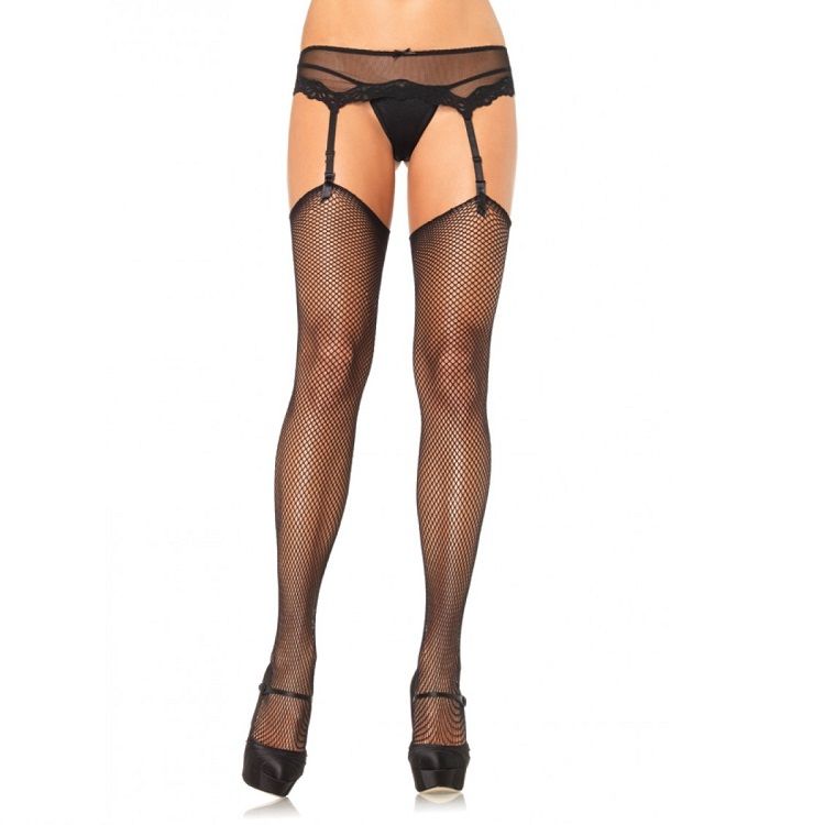 LEG AVENUE - MEIAS DE REDE SEM SILICONE AUTOADESIVO SUPERIOR