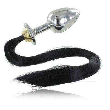 METAL HARD - PLUG ANAL DE AO COM CAUDA 8,89CM - Toys "n" Us