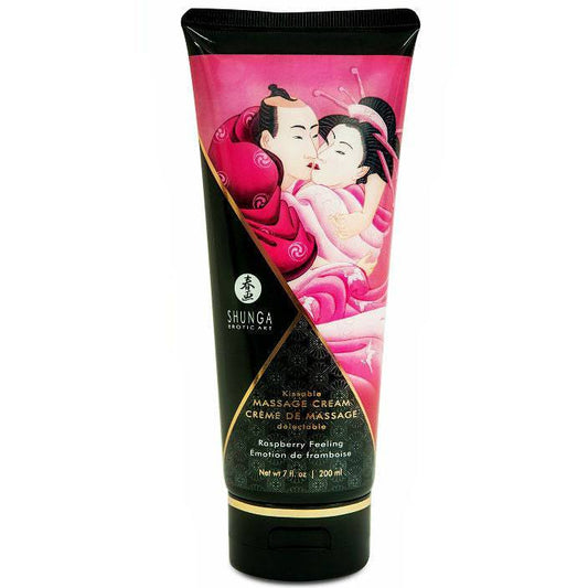 SHUNGA - CREME DE MASSAGEM FRAMBOESA 200 ML - Toys "n" Us