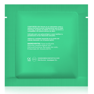 CONFORTEX - LUBRICANTE MONODOSIS 6ML CAJA/BOLSA 100 UNIDADES
