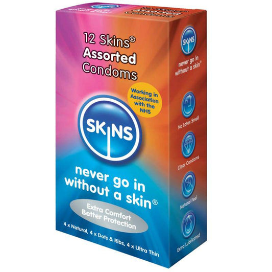 SKINS - CONDOMES DE PELE ASSORTED 12 PACK - Toys "n" Us