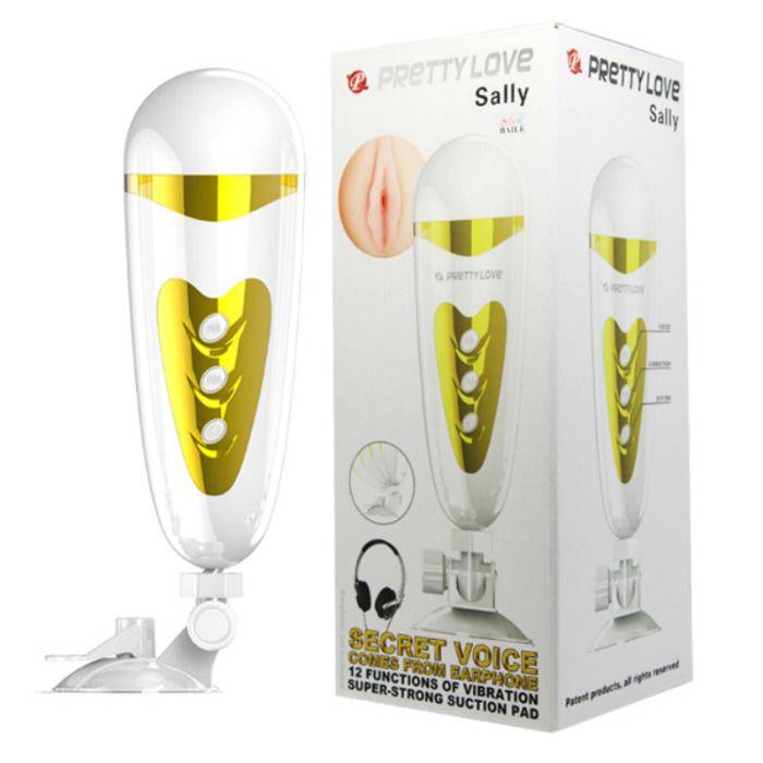 PRETTY LOVE - MASTURBADOR MASCULINO COM VIBRAO E SOM SALLY - Toys "n" Us