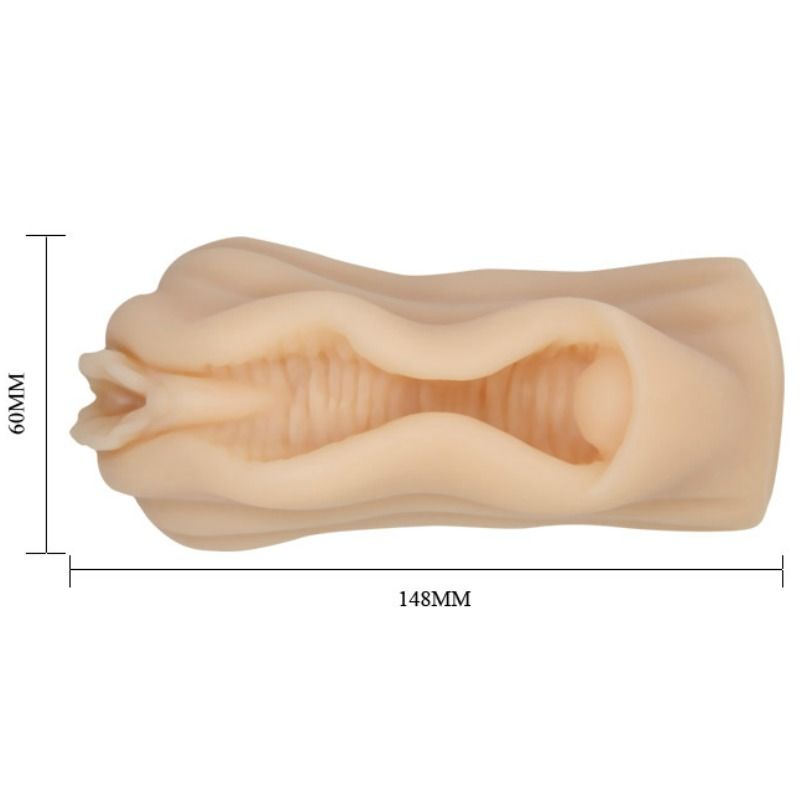 BAILE - MINI MASTURBADOR MASCULINO DESIGN DE LÁBIOS DE VAGINA