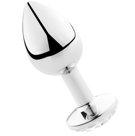 SECRETPLAY - PLUG ANAL ALUMÍNIO TRANSPARENTE 8 CM - Toys "n" Us