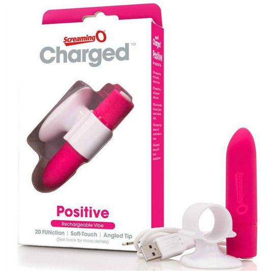 SCREAMING O - MASSAGER RECARREGVEL POSITIVO ROSA - Toys "n" Us