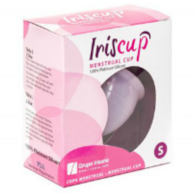 IRISCUP - COPINHO MÊS ROSA PEQUENO A + SACO ESTERILIZADOR GRÁTIS