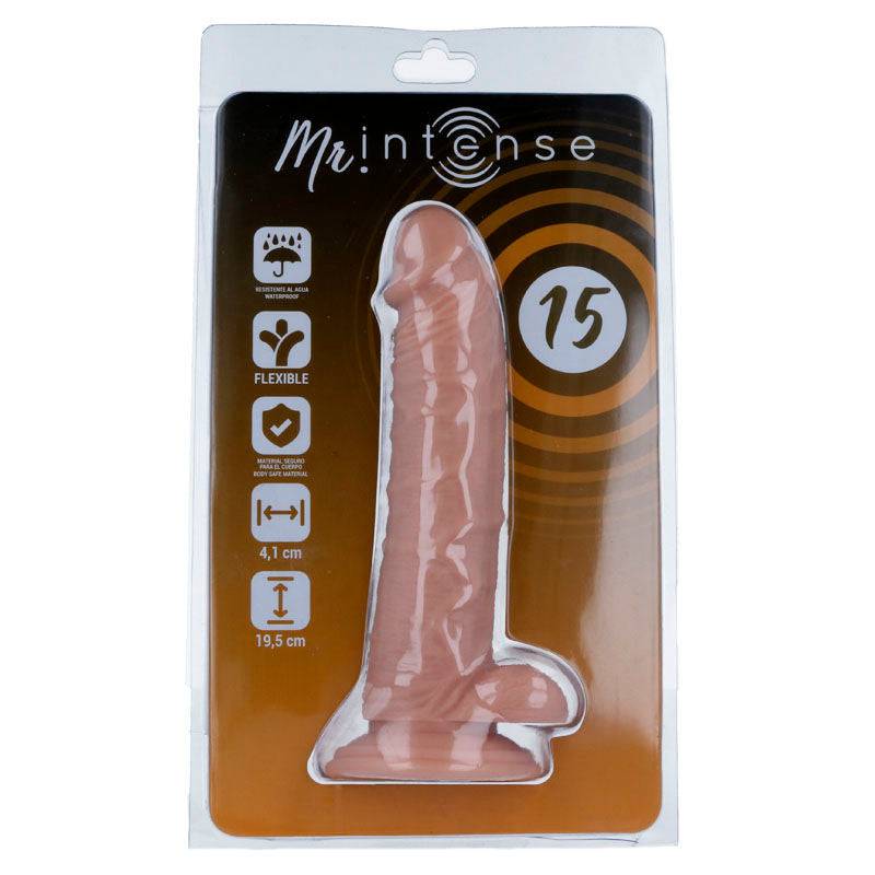 MR INTENSE - 15 PÊNIS REALÍSTICO 19.5 CM -O- 4.1 CM - Toys "n" Us