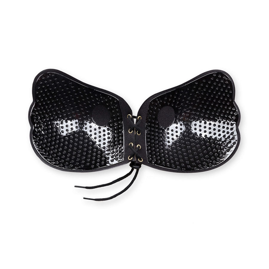 BYE-BRA - LACE-IT ENHANCEMENT PUSH-UP BLACK D CUP
