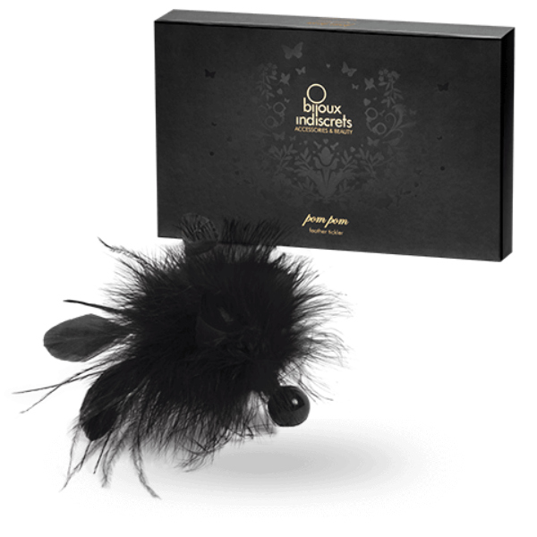 BIJOUX - PLUMERO DE PLUMAS POM POM