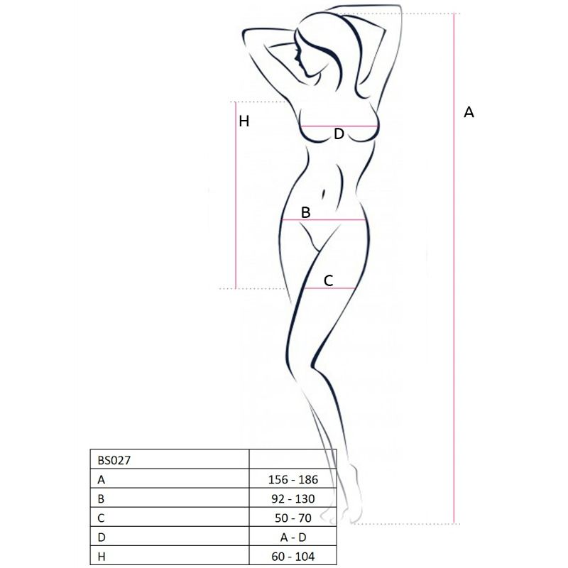 PAIXÃO - MULHER BS027 VESTIDO PRETO ESTILO BODYSTOCKING TAMANHO ÚNICO