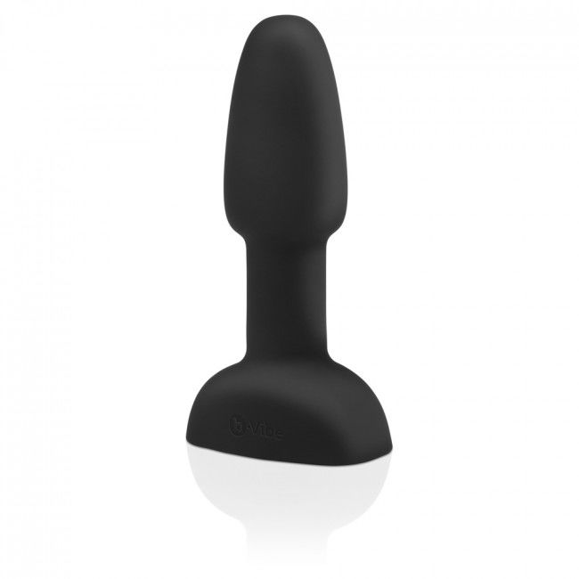 B-VIBE - PLUG ANAL COM CONTROLE REMOTO RIMMING PETITE PRETO